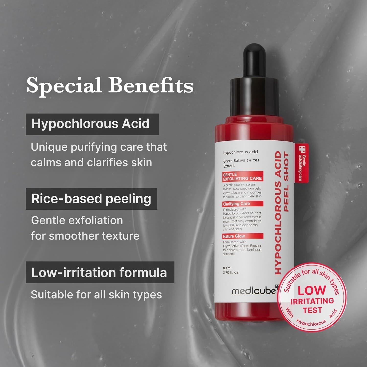 Medicube - Hypochlorous Acid Rice Peel Shot [80ml]