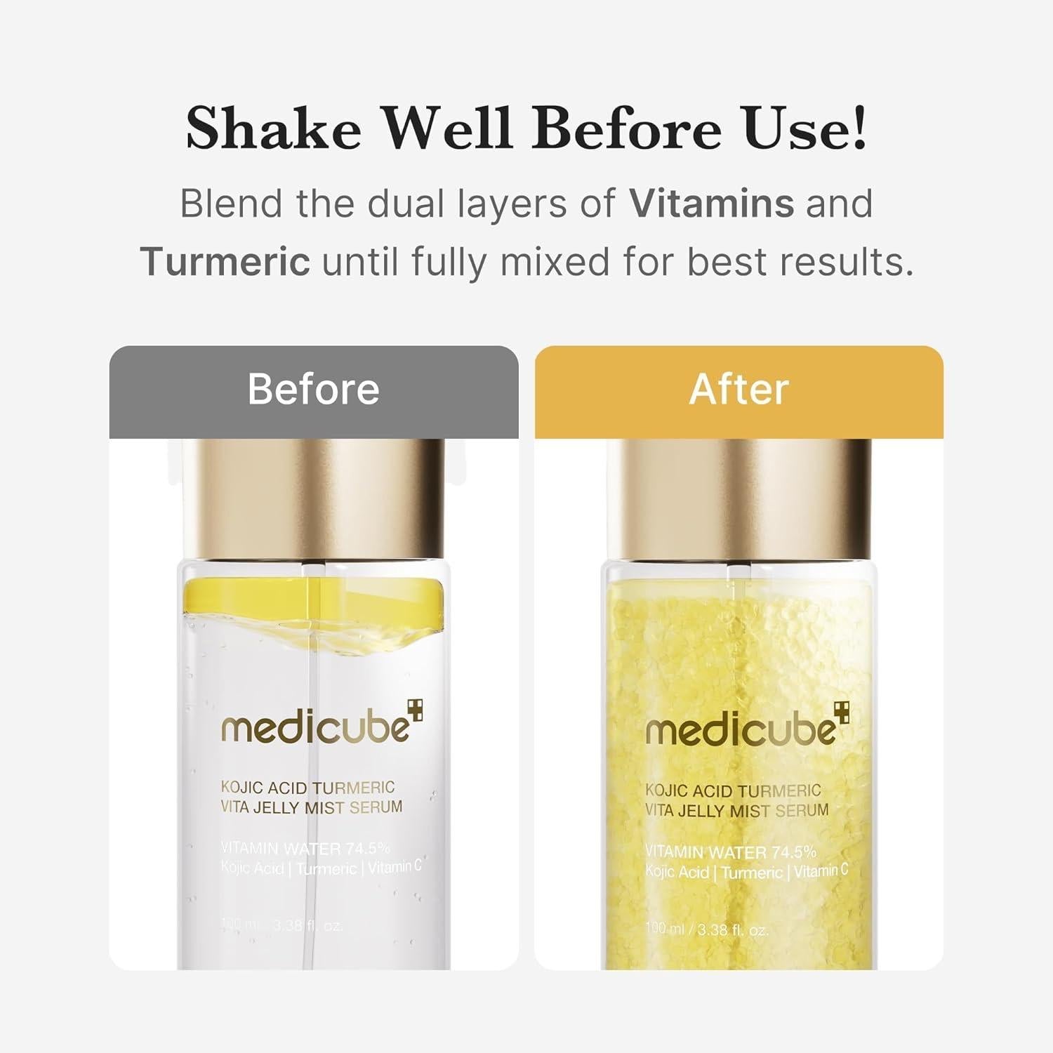 Medicube - Kojic Acid Turmeric Vita Jelly Mist Serum [100ml]