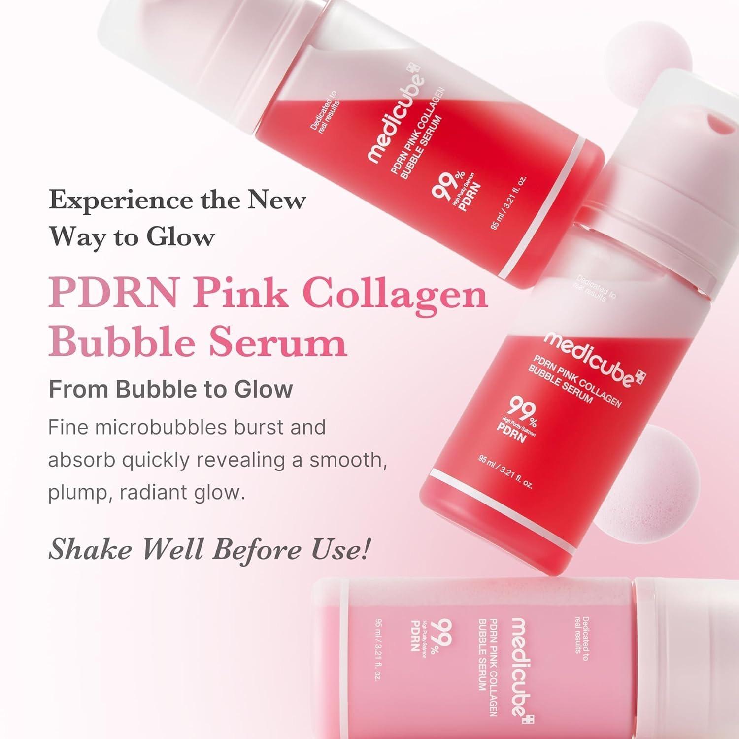 Medicube - PDRN Pink Collagen Bubble Serum [95ml]