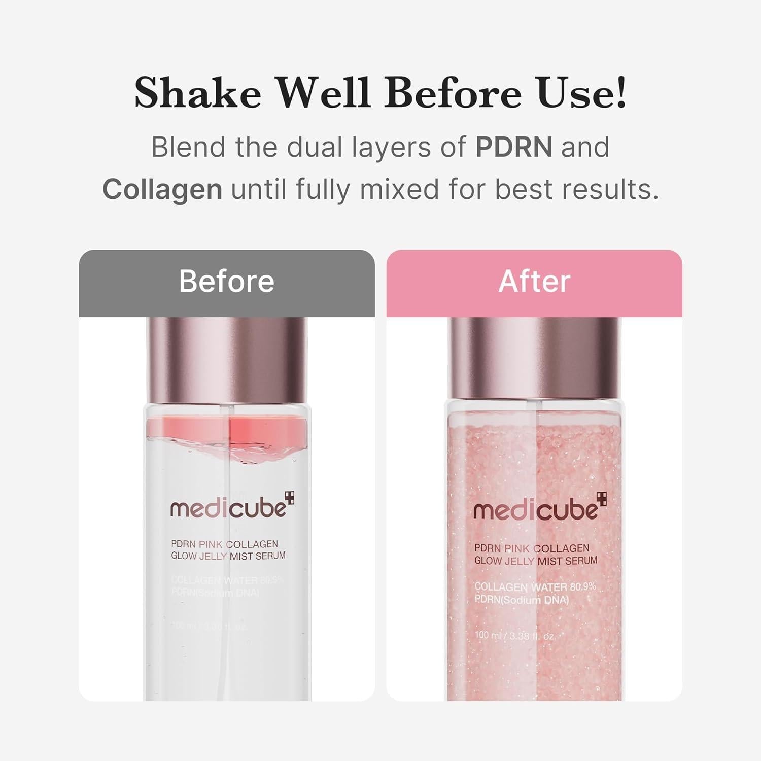 Medicube - PDRN Pink Collagen Glow Jelly Mist Serum [100ml]