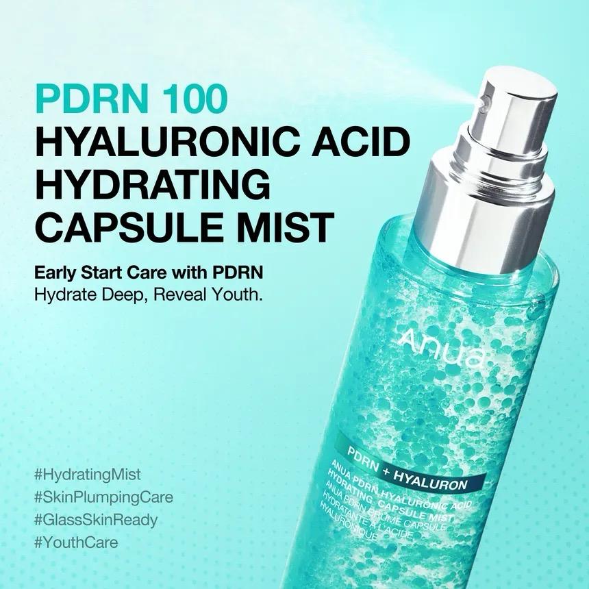 Anua - PDRN Hyaluronic Acid Hydrating Capsule Mist [100ml]