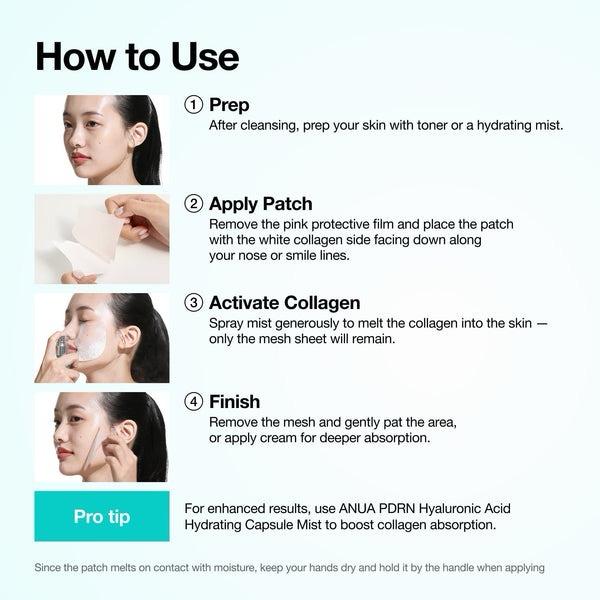 Anua - PDRN Collagen Melting Patch For Glass Skin [4 patches]