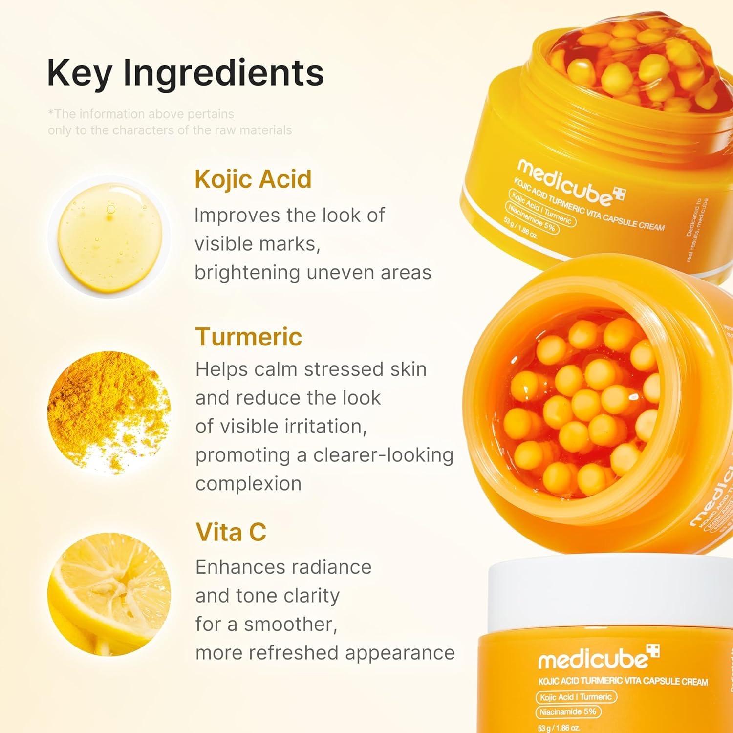 Medicube - Kojic Acid Turmeric Vita Capsule Cream [53g]