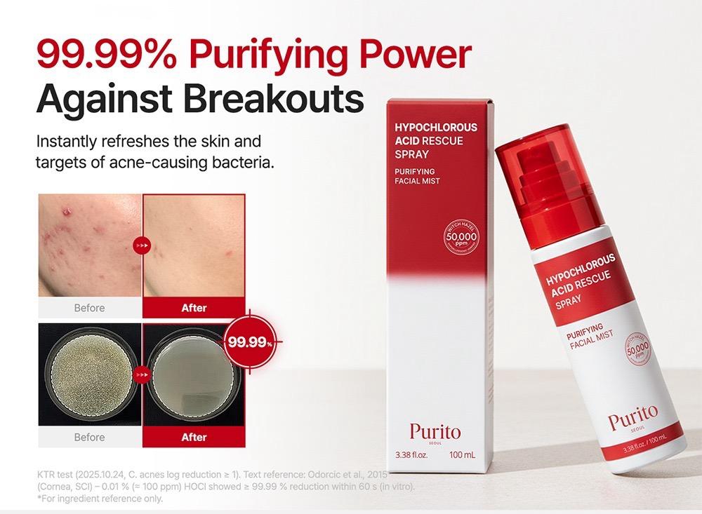 ⁠Purito SEOUL - Hypochlorous Acid Rescue Spray [100ml]