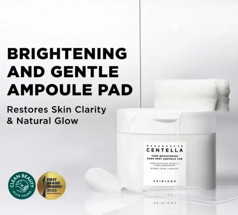 SKIN1004 - Madagascar Centella Tone Brightening Dark Spot Ampoule Pad (60pads)