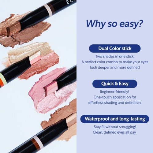 ⁠ELROEL - Blanc Double Shadow Stick #09 Vanilla-Almond