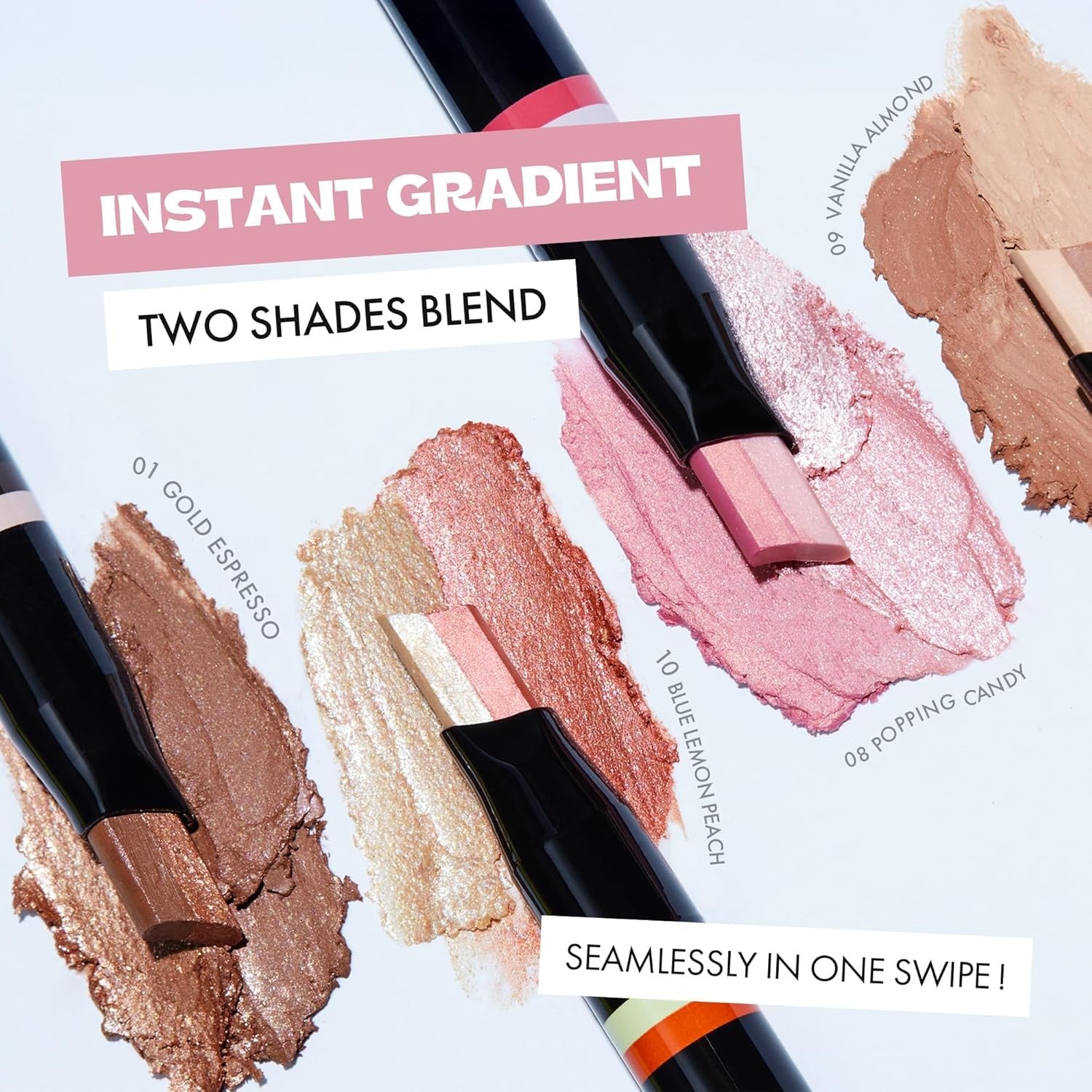 ELROEL - Blanc Double Shadow Stick #10 Blue Lemon-Peach
