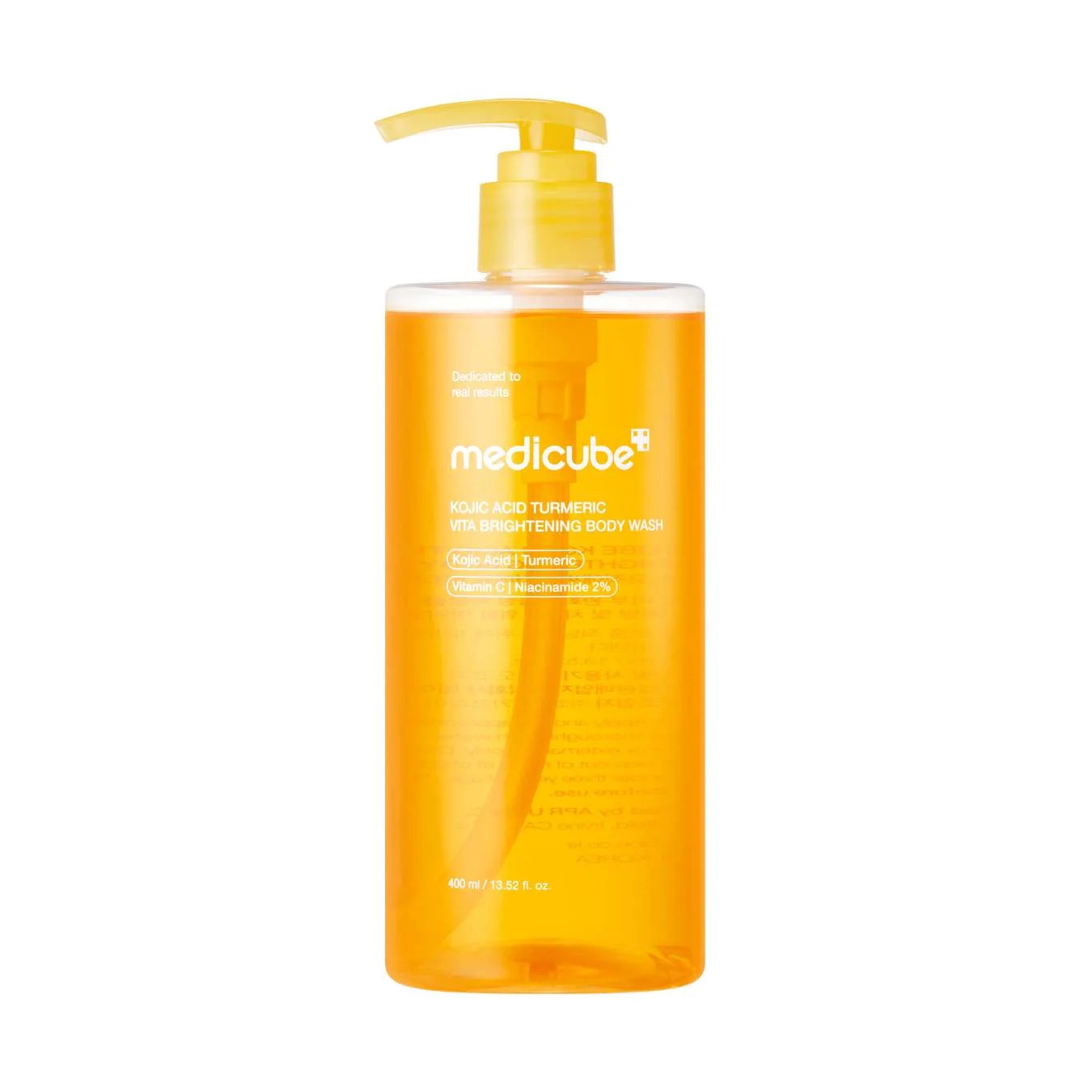 ⁠Medicube - Kojic Acid Turmeric Vita Brightening Body Wash (400ml)