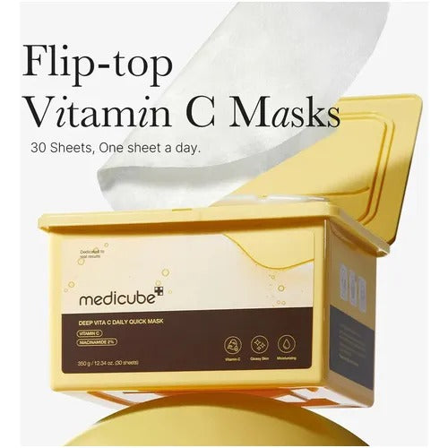 Medicube - Deep Vita C Daily Quick Mask (30pcs)