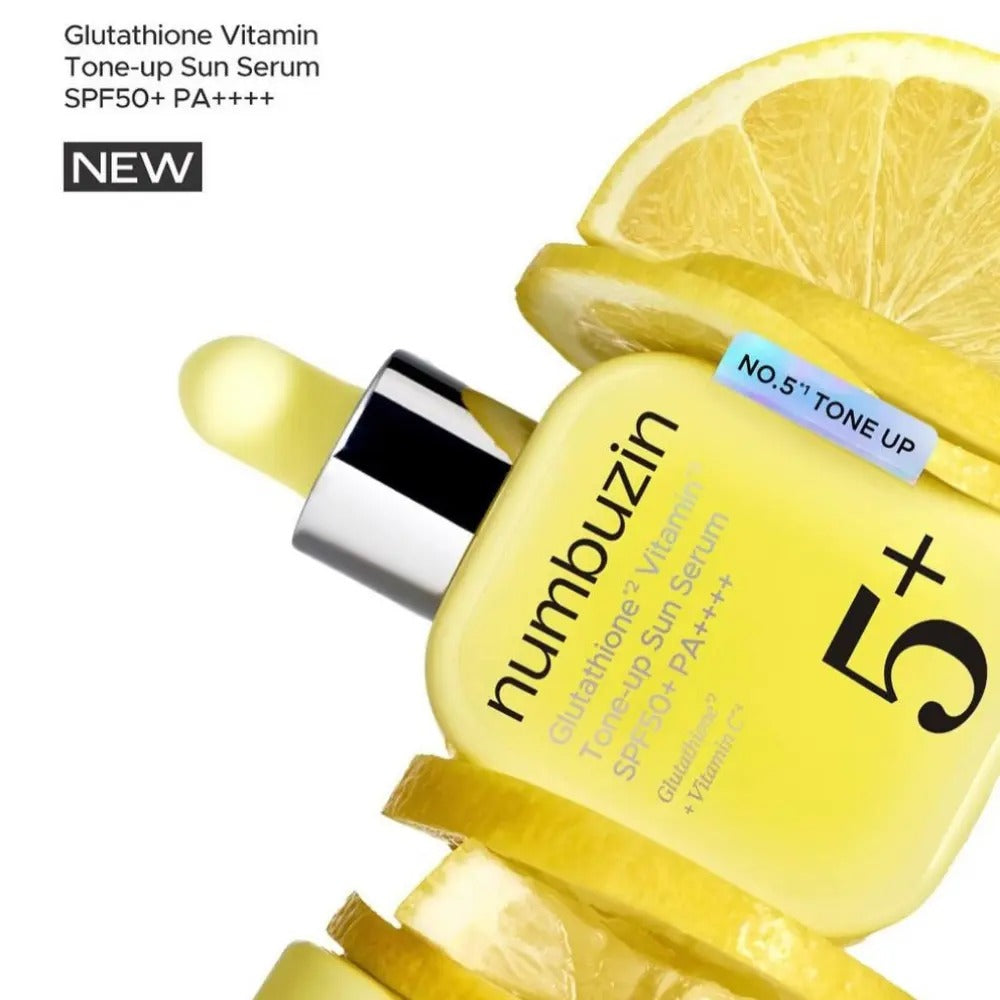 ⁠Numbuzin - No.5 Glutathione Vitamin Tone-up Sun Serum (30ml)