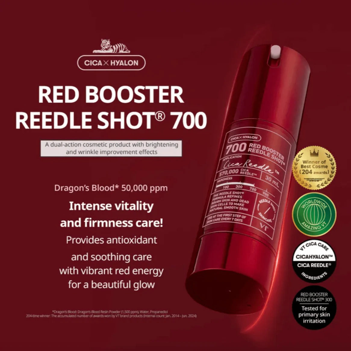 VT - Red Booster Reedle Shot 700 [30ml]