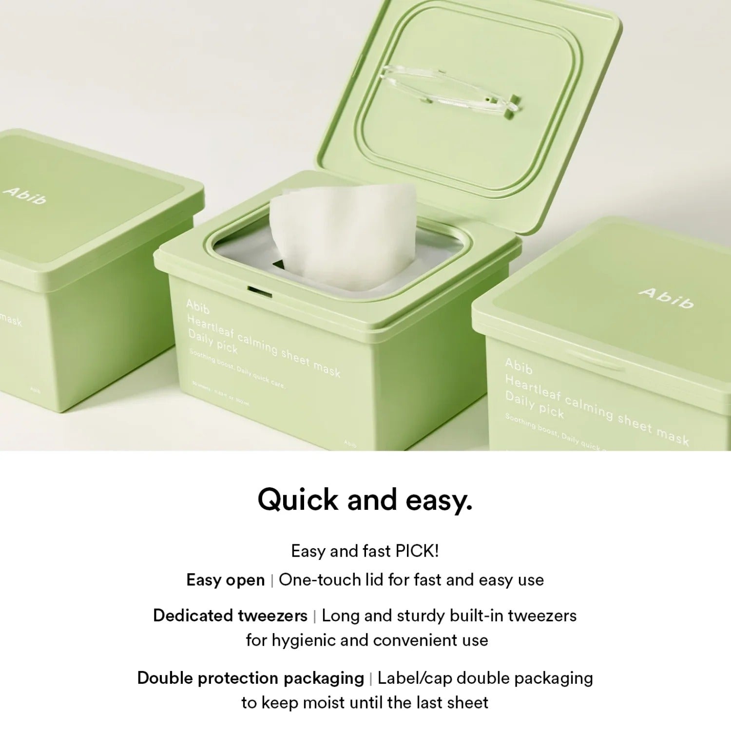 Abib - Heartleaf Calming Sheet Mask Daily Pick (30 sheets)