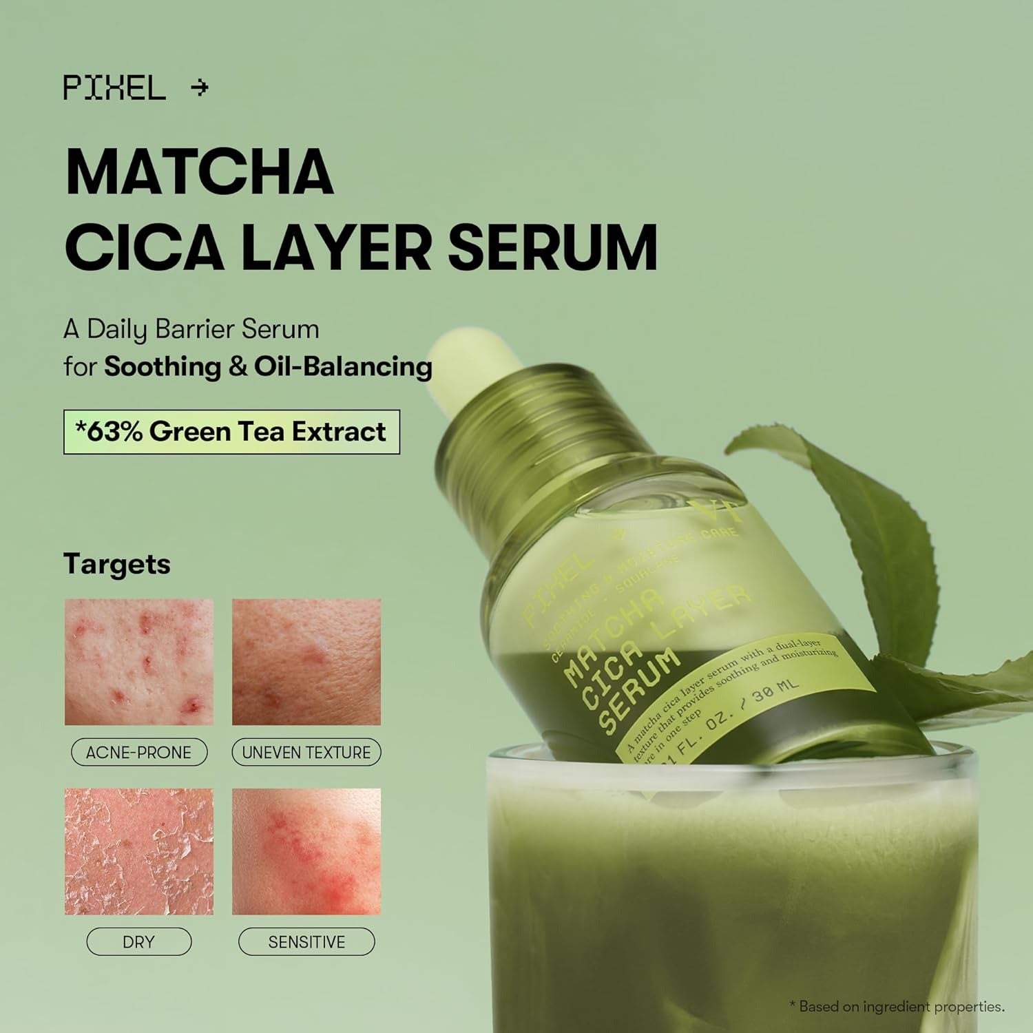 VT - Matcha Cica Layer Serum [30ml]