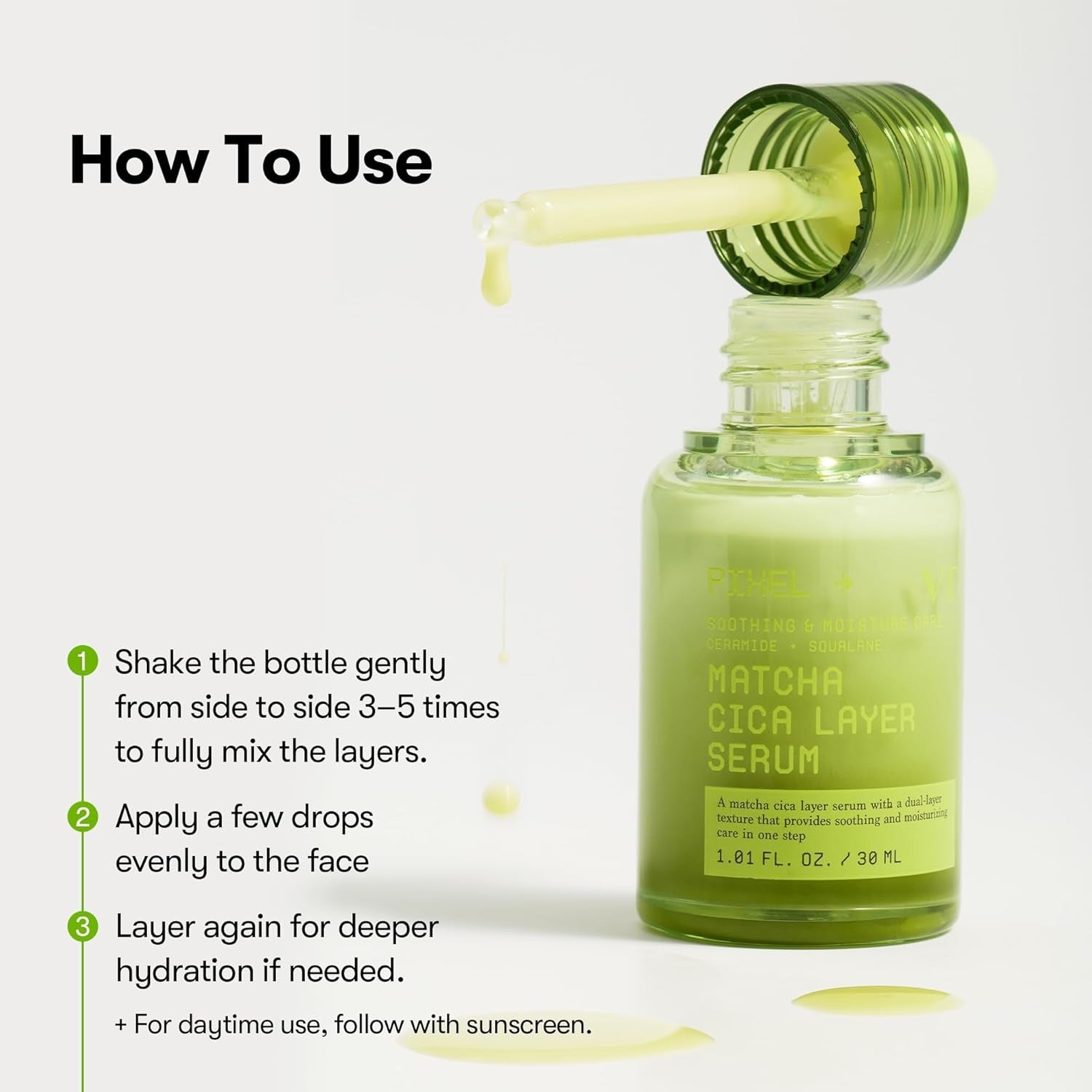 VT - Matcha Cica Layer Serum [30ml]