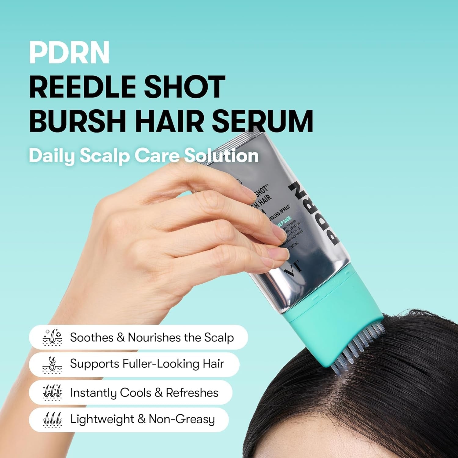 ⁠VT - PDRN Reedle Shot Brush Hair Serum [100ml]